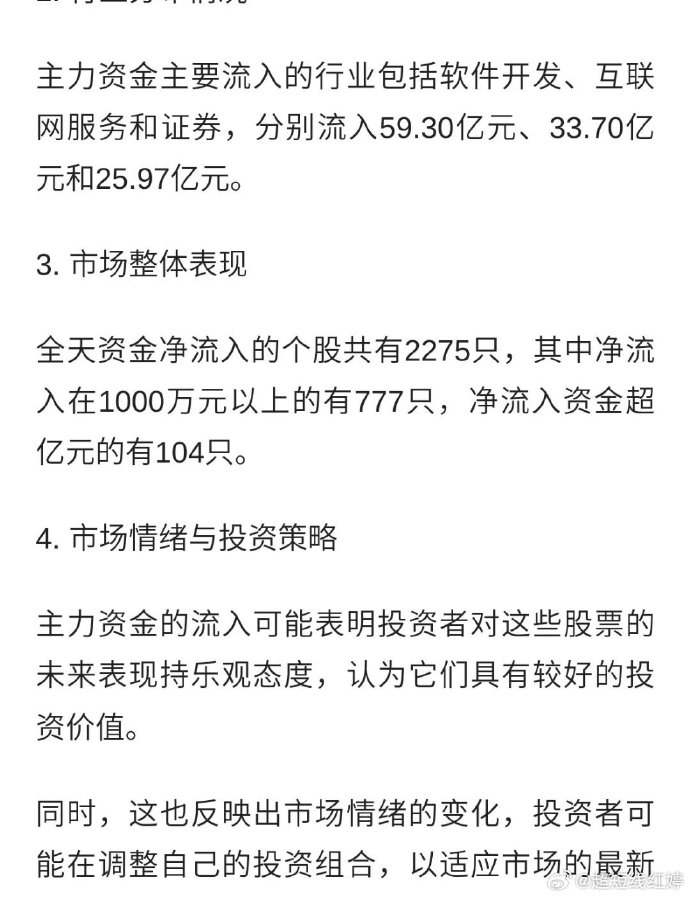 主力动向：3月4日特大单净流入24.57亿元