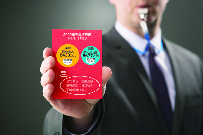 *ST国华录得6天4板