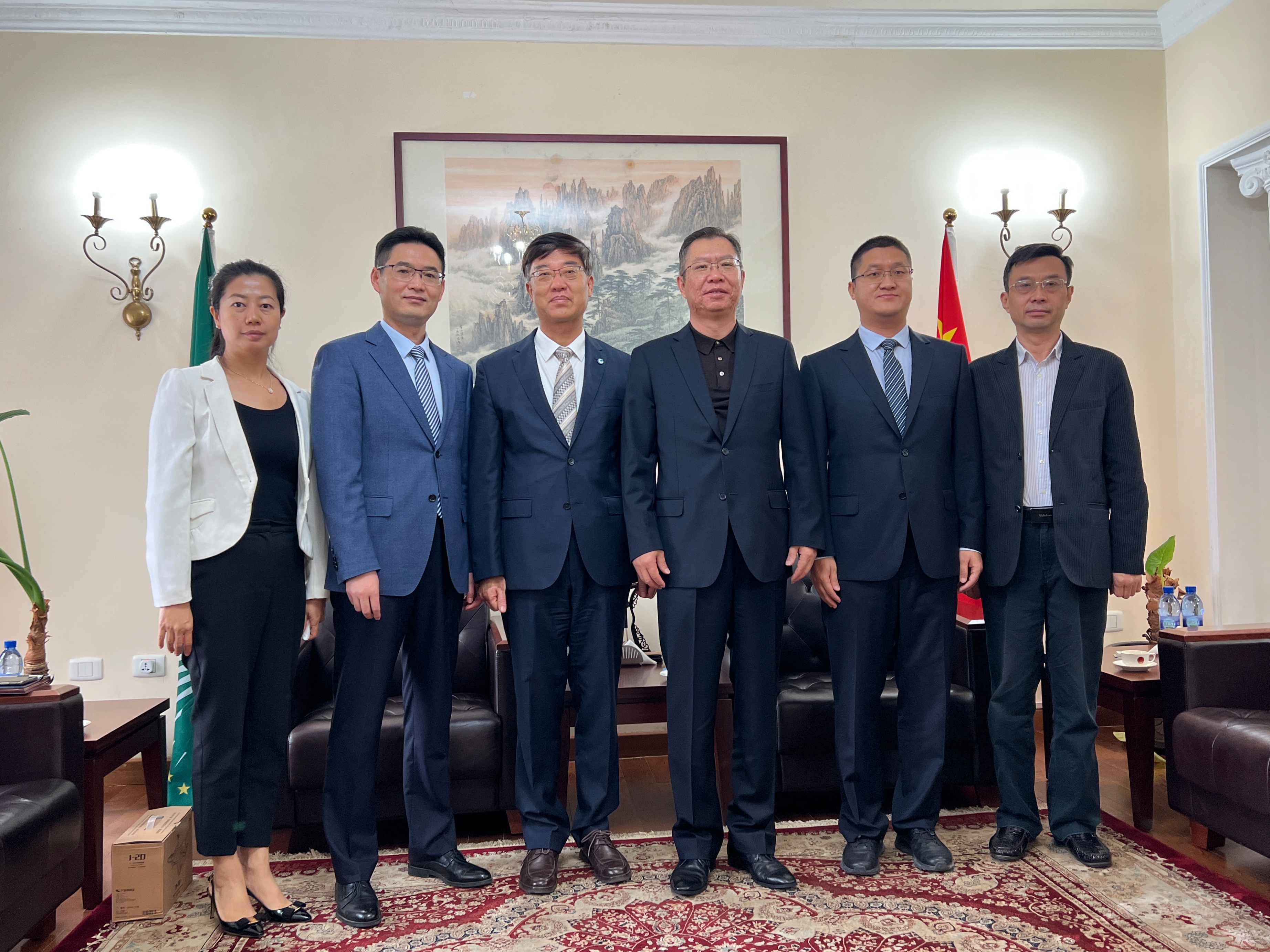 驻非盟使团胡长春大使接受中新社采访
