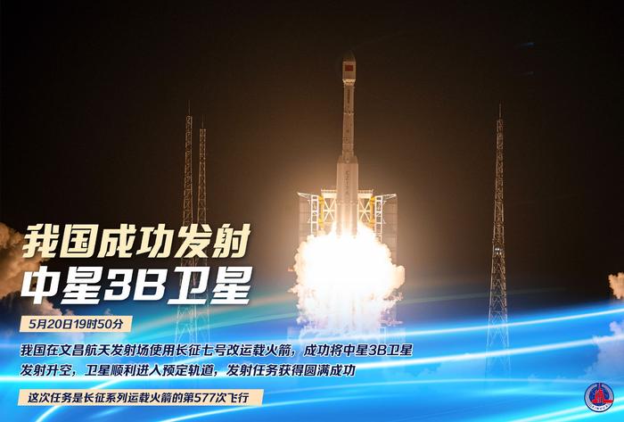 我国成功发射中星9C卫星