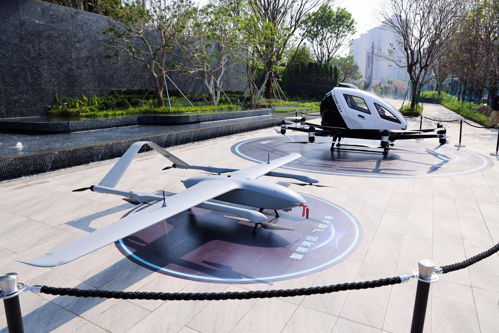 尾座式无人机亮相高原山区防灾救灾演习