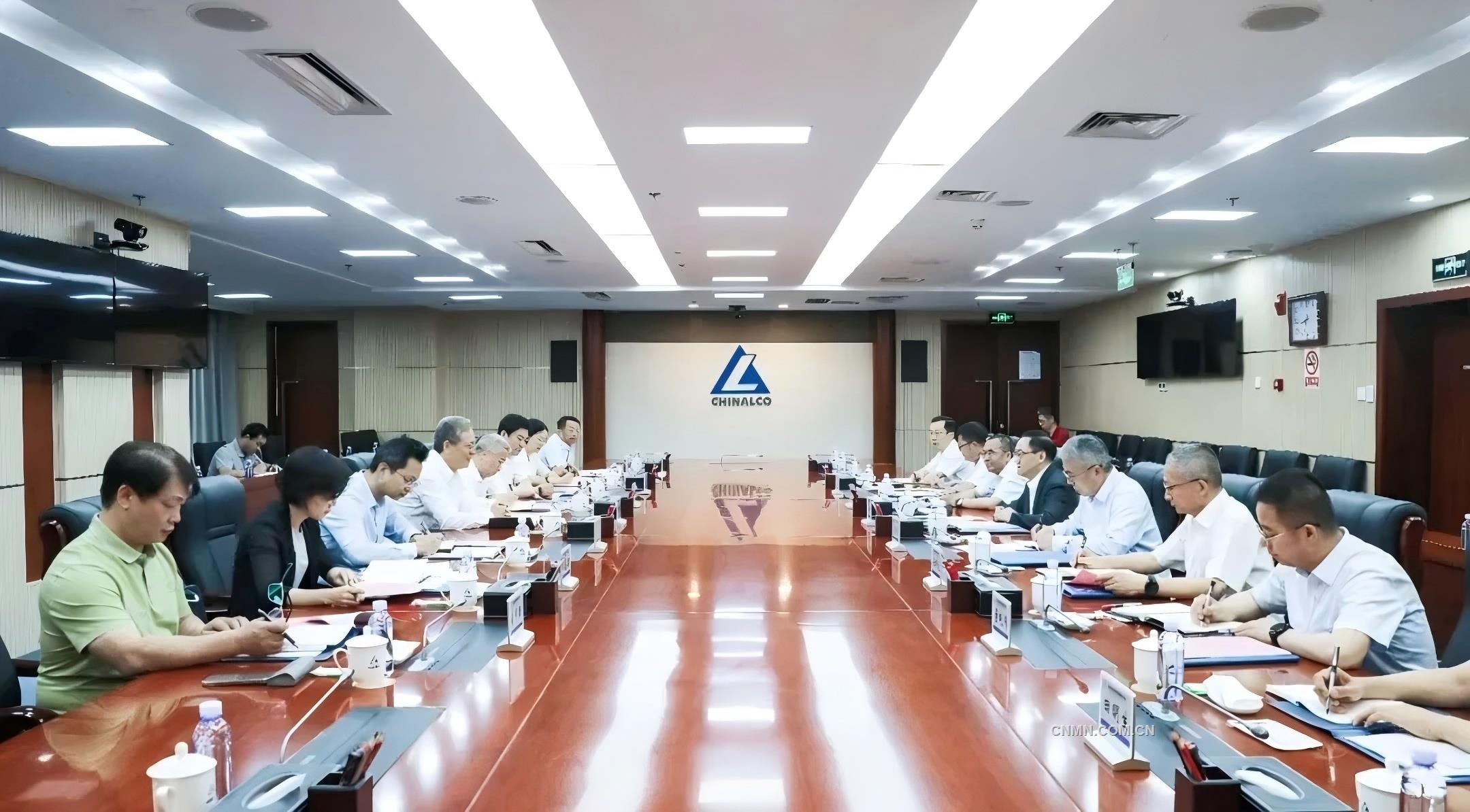 中铝集团董事长段向东会见天津大学校长柴立元