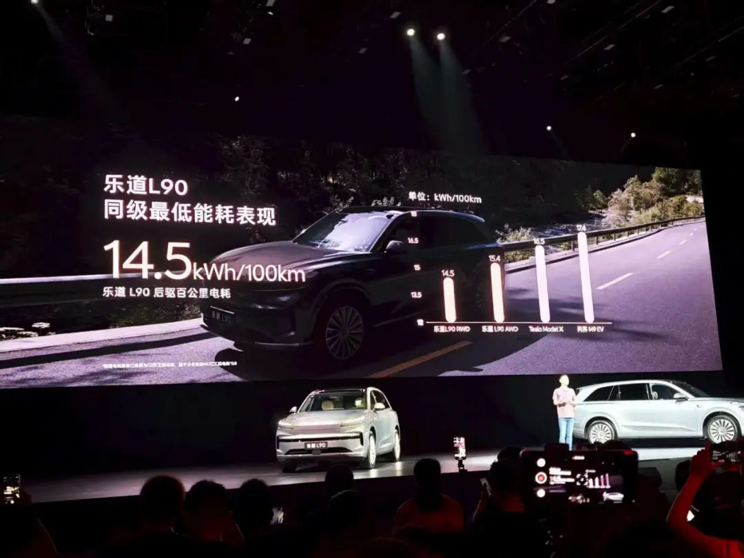 乐道L90混战大三排SUV，李斌称“纯电临界点来了”