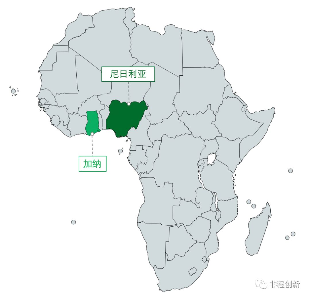 加纳与欧洲的贸易额高于与非洲的贸易额