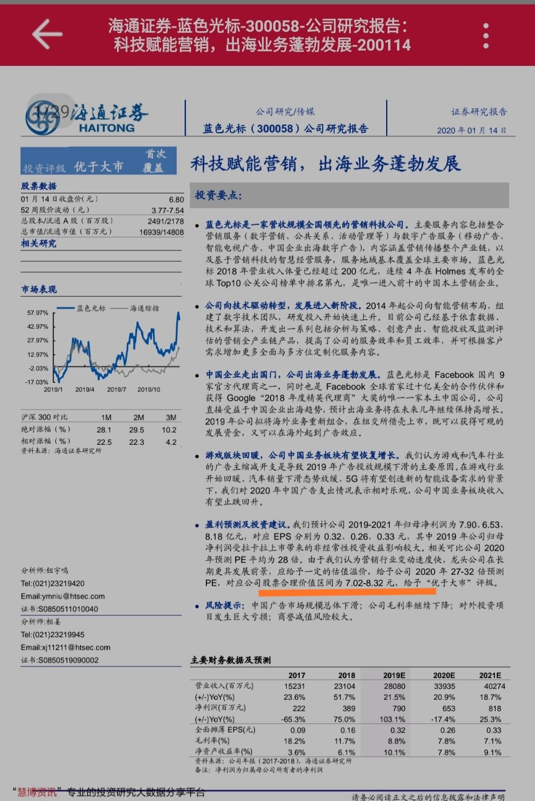 传媒行业资金流出榜:蓝色光标等22股净流出资金超亿元