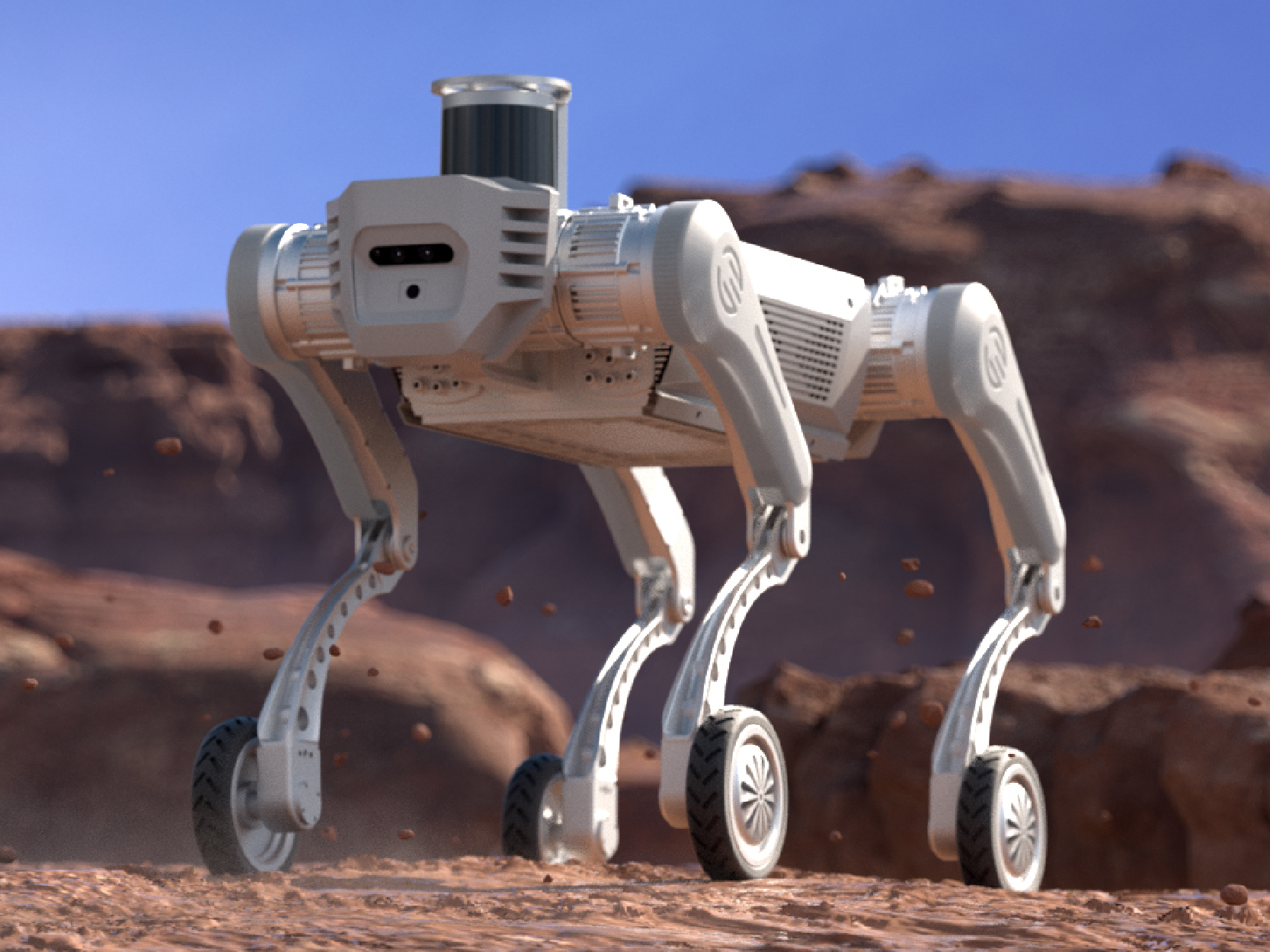 云深处科技四足机器人足部结构专利获授权,可适用于不同地形环境